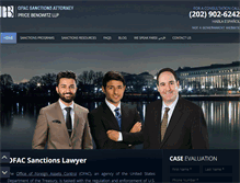 Tablet Screenshot of ofaclawyer.net